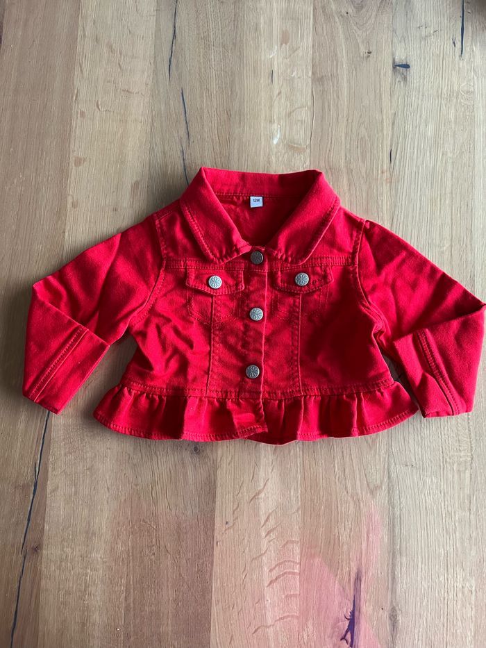 Ensemble fleuris été - robe + veste taille 12 mois - photo numéro 3
