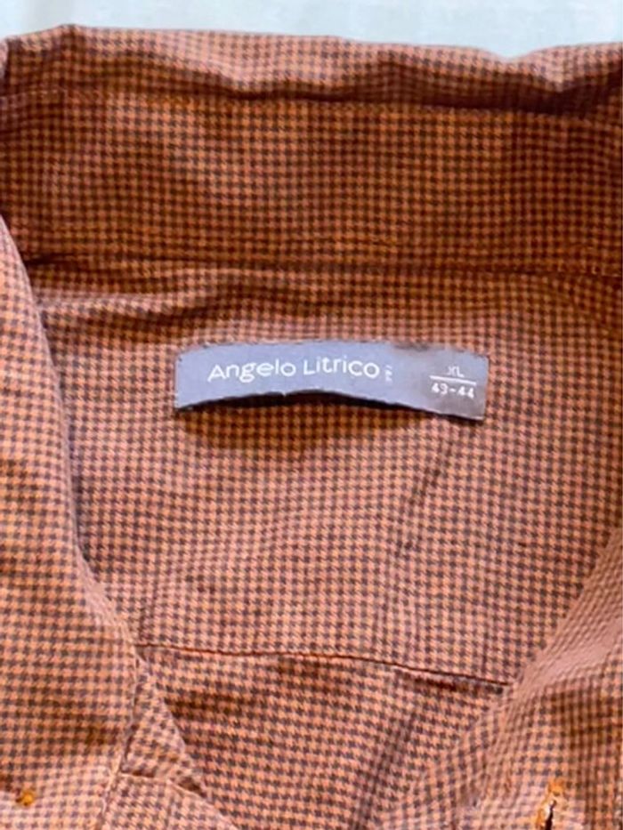 Chemise manches longues marron taille XL Angelo Litrico - photo numéro 6
