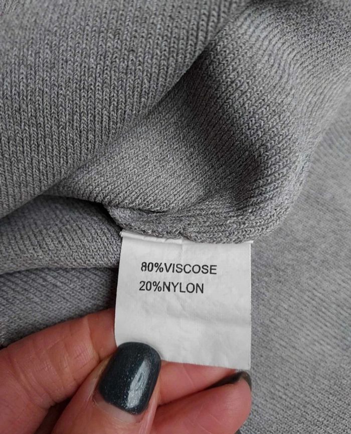 Pull gris Vintage Dressing demi manches - photo numéro 6