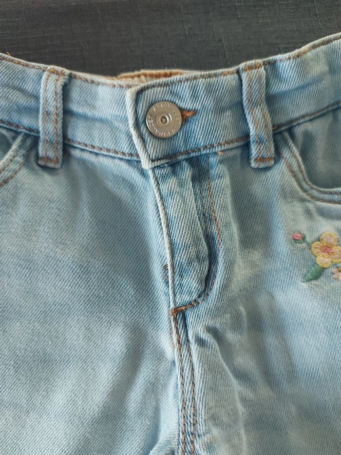 Bermuda Vertbaudet jeans clair 4 ans - photo numéro 5