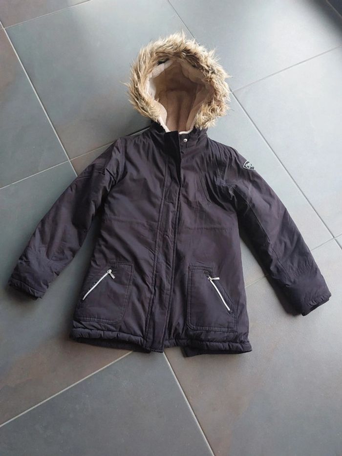 Blouson anorak noir Orchestra 12 ans