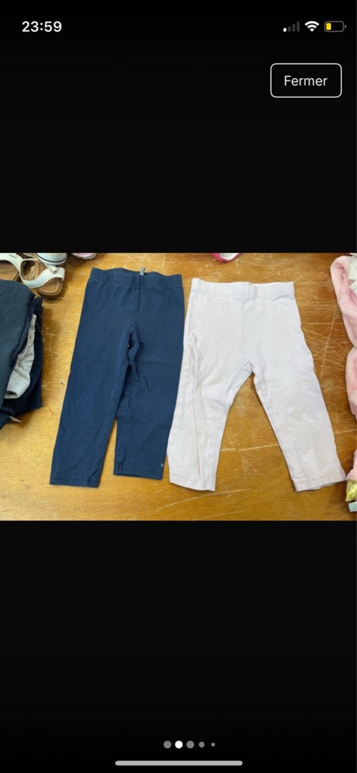 Lot de 7 leggings 18 mois - photo numéro 2