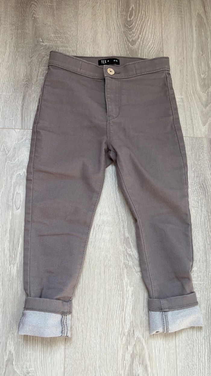 Pantalon gris 4-5 ans fille