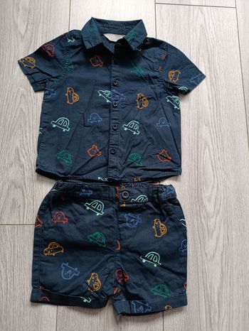 Ensemble short, chemise 