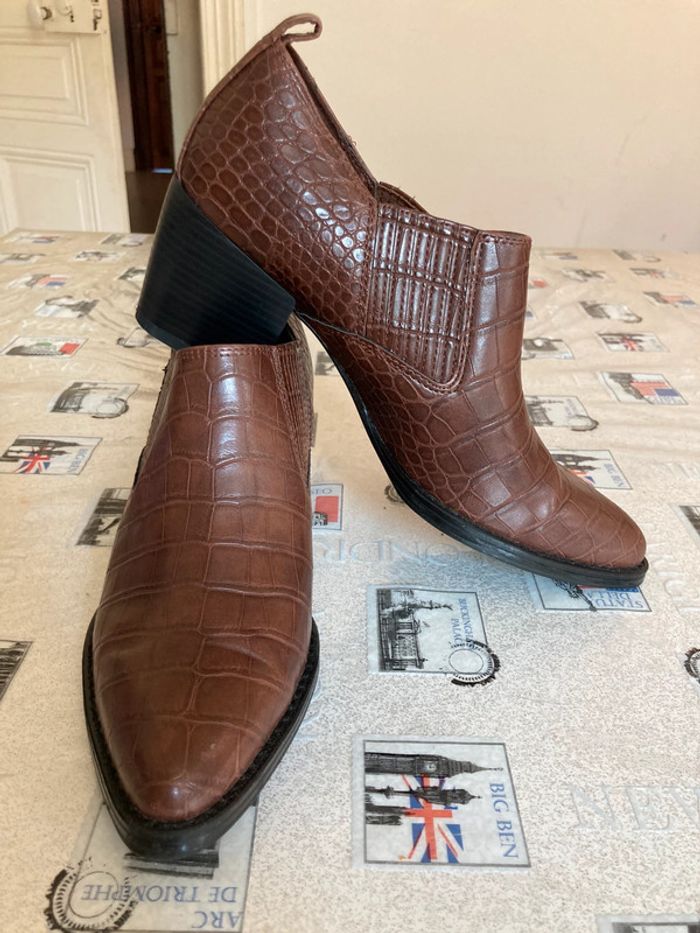 Bottines Marron