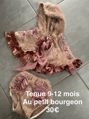 Tenue Sitter 12 mois