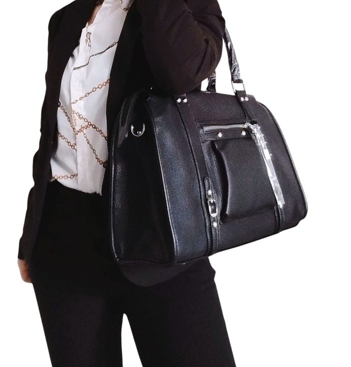 Grand sac de cours noir - photo numéro 2