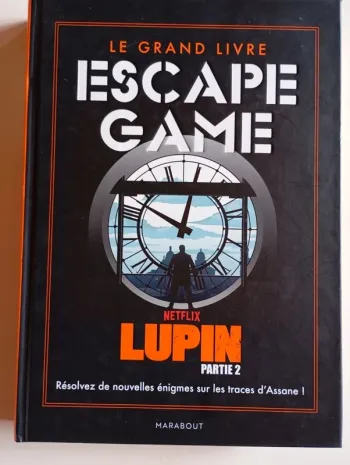 Le grand livre escape game Lupin - Saison 2