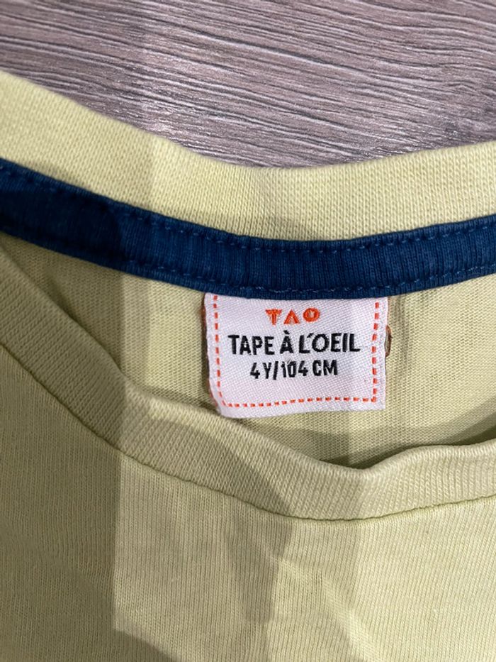 T shirt manche courte Tape à L’œil 4 ans - photo numéro 2