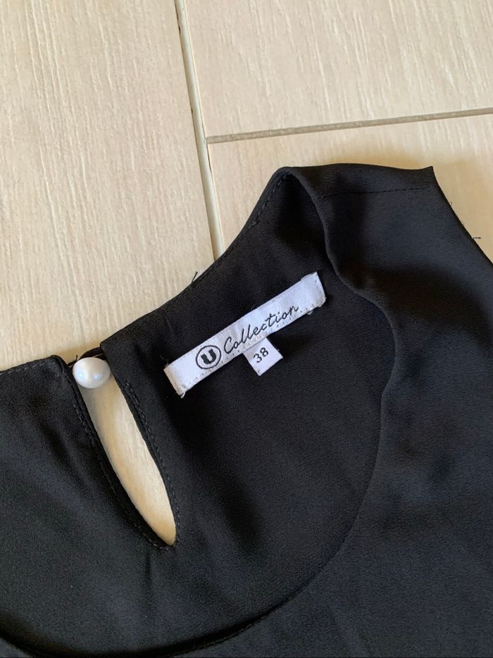 U collection blouse noire 38 - photo numéro 3