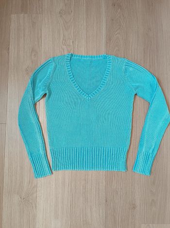 Pull turquoise
