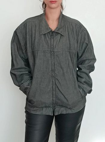 Blouson effet jean vintage homme