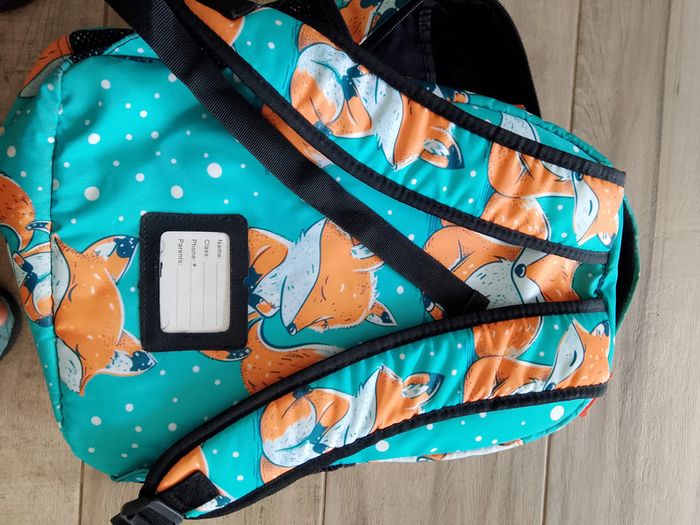 Cartable / sac à dos renards - photo numéro 2