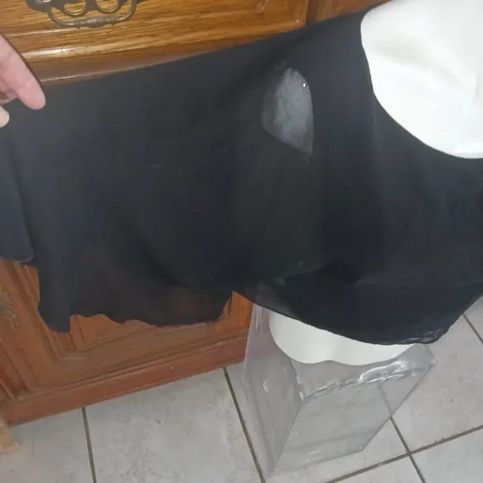 Tee-shirt noir manche chauve-souris taille 44 - photo numéro 3