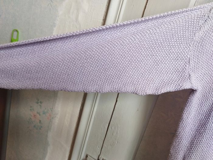 Pull fin mauve taille L - photo numéro 2