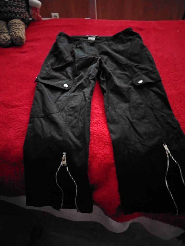 Pantacourt noir femme