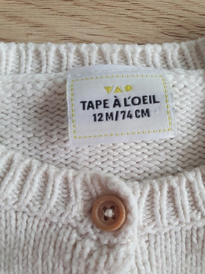 Gilet tape à l'oeil 12mois - photo numéro 2