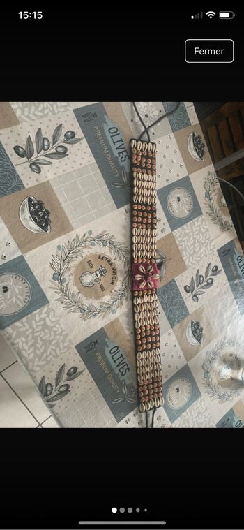 Magnifique ceinture en coquillages