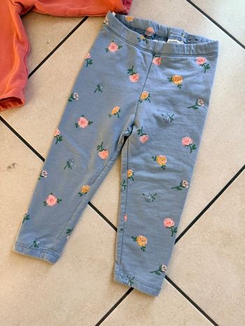Ensemble petite fille fleur 