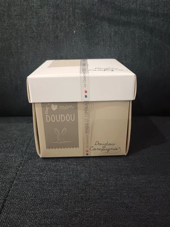 Doudou ours boîte fleur doudou et compagnie