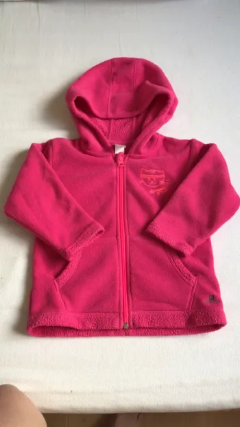 Gilet polaire fushia Décathlon 3 ans