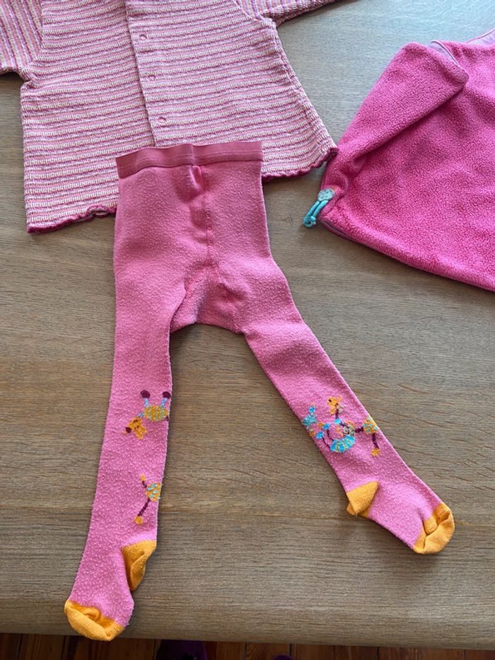 Ensemble robe, haut et collants Catimini taille 18 mois - photo numéro 15