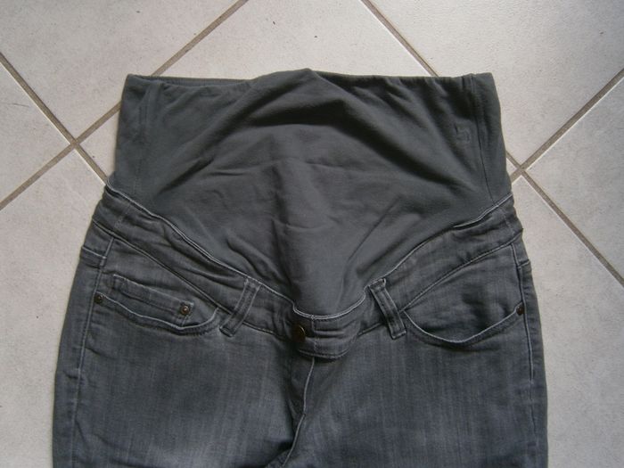 Jeans de maternité gris VERT BAUDET Taille 38 - photo numéro 2