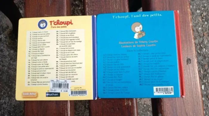 Livres T'choupi ne veut pas prêter et T'choupi fait une cabane - photo numéro 2