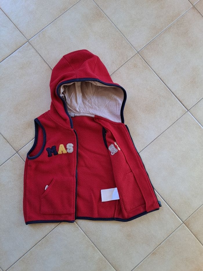 Gilet zippé sans manches 18 mois, Très bon état - photo numéro 3
