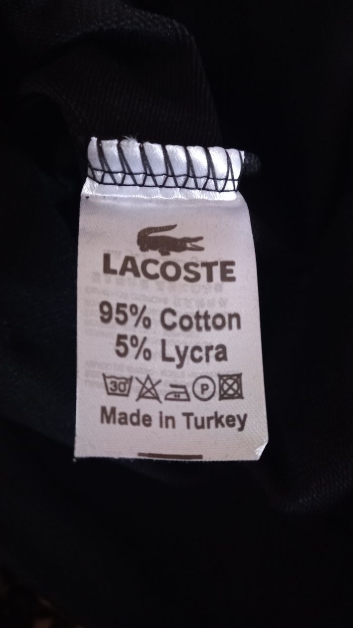 Sweat-shirt Lacoste neuf noir taille S - photo numéro 4