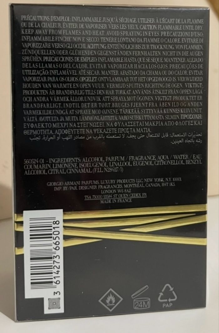 Emporio Armani You Oud 100ml Neuf - photo numéro 2