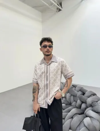 Chemise effet soie