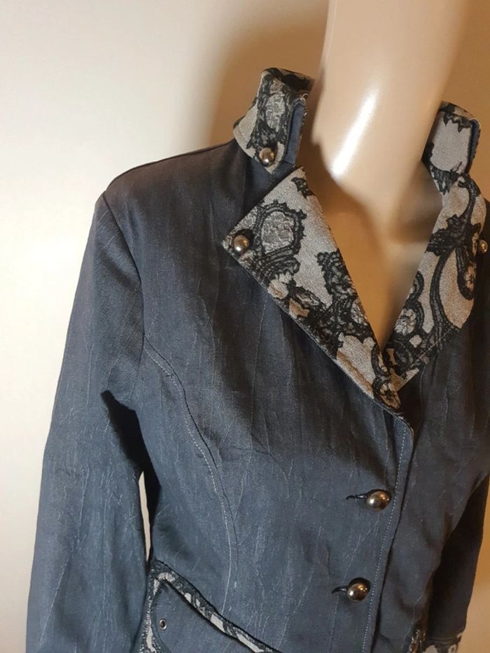 SQuise blazer broderies T.40 - photo numéro 3