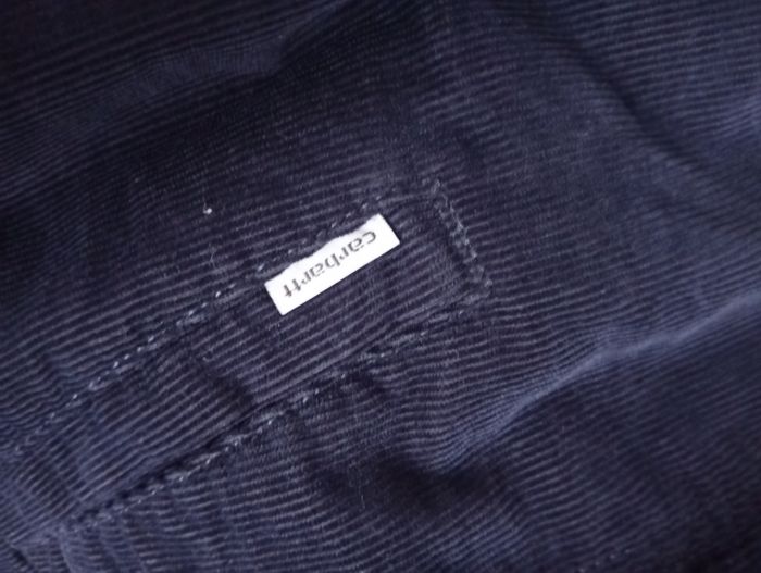 Veste Carhartt WIP Modular Velours Navy - Taille S - photo numéro 4