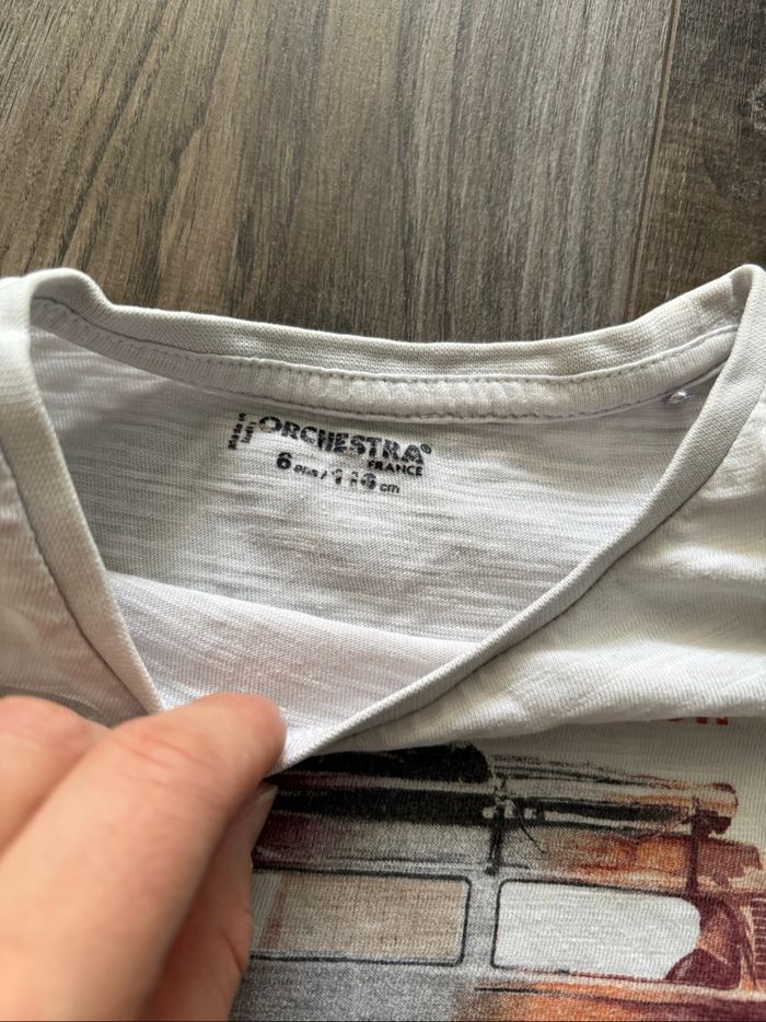 Lot de 2 tee-shirts MC taille 6 ans - photo numéro 5