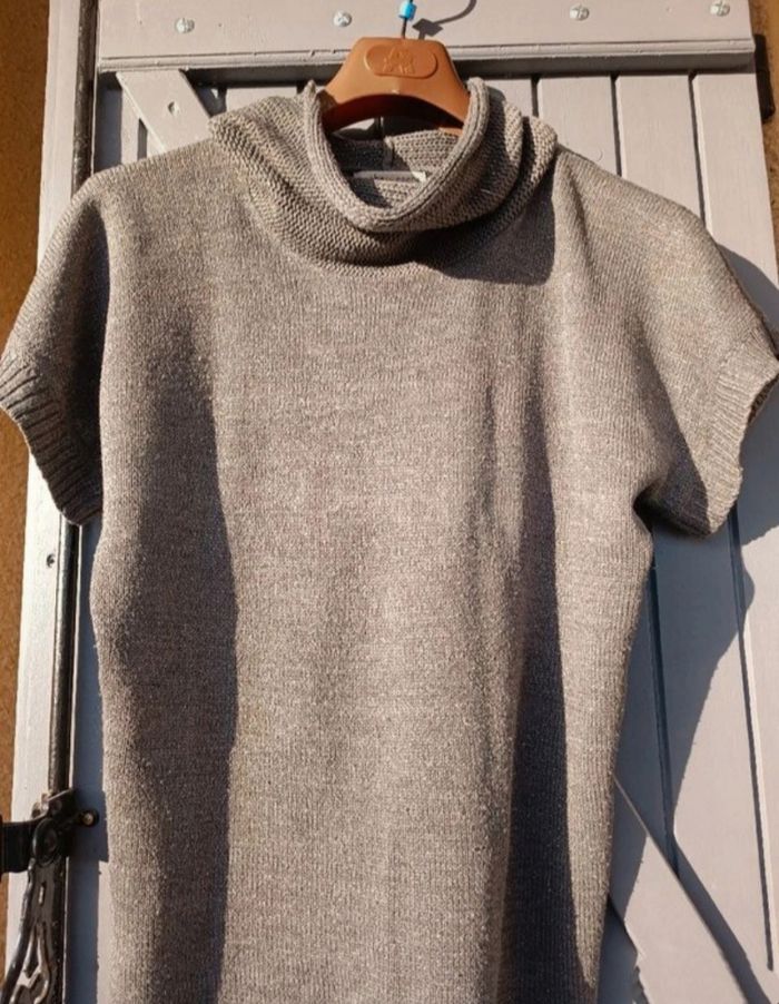 Col roulé effets brillant