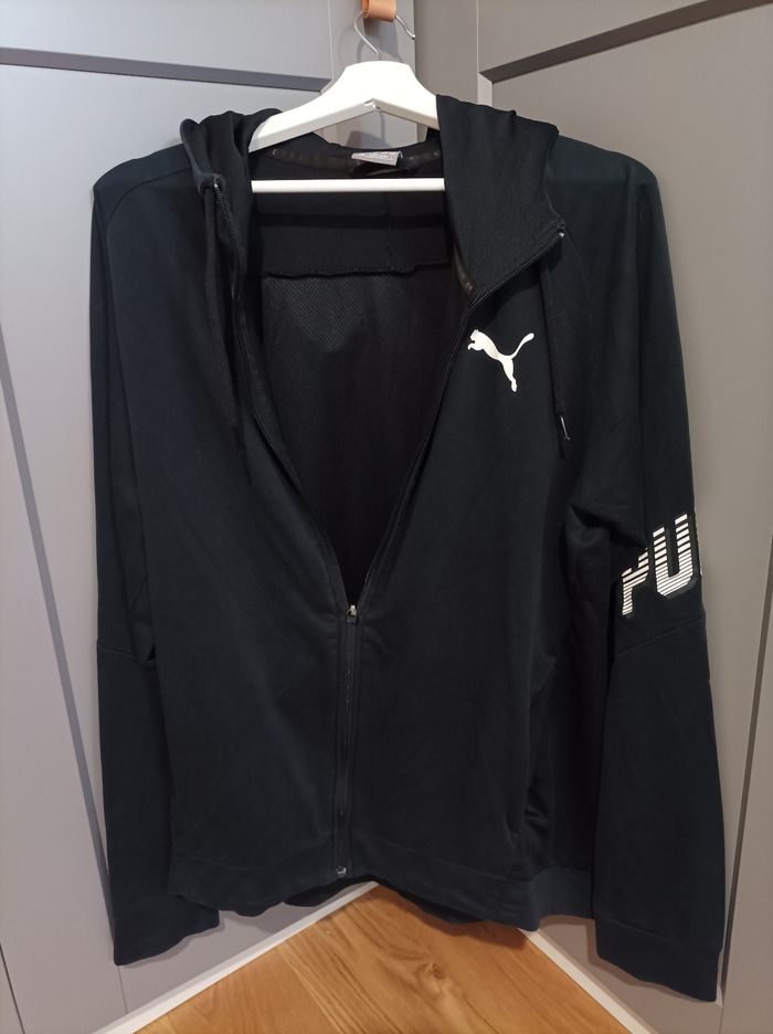 Sweat a capuche zippé puma taille  L