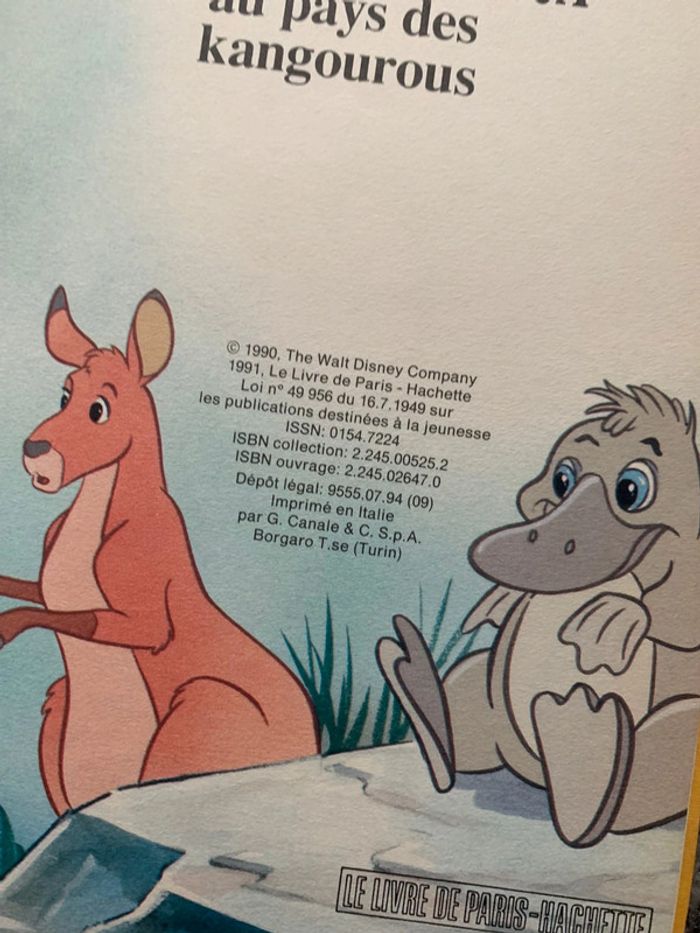 Livre "Bernard et Bianca au pays des kangourous" 📚 - photo numéro 4