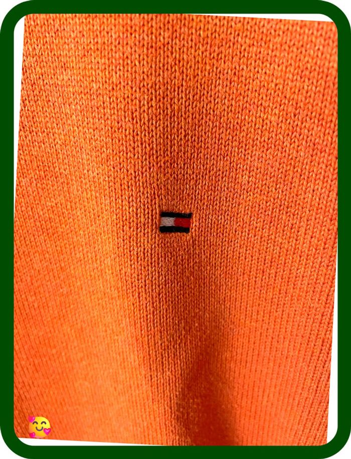Pull Tommy Hilfiger – Homme – Taille S – Orange - photo numéro 2