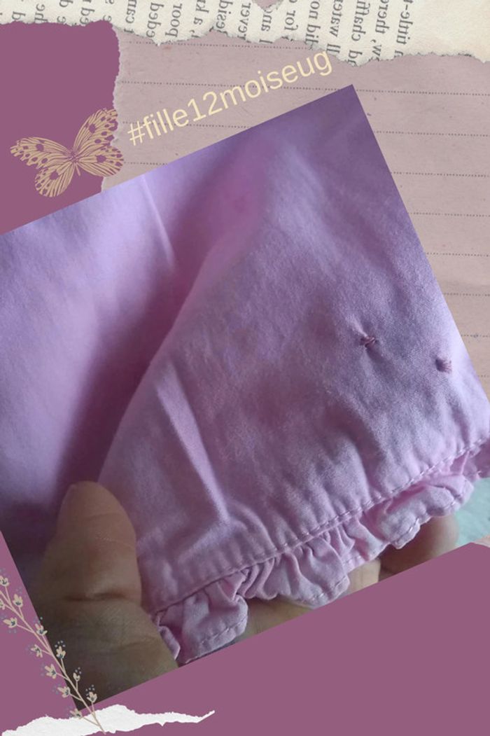 Robe été avec un papillon 🦋 12 mois - photo numéro 7