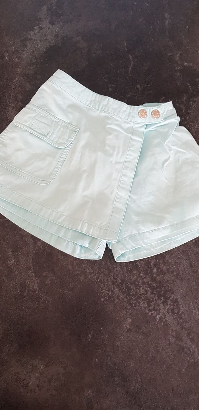 Short jupe turquoise vert d eau