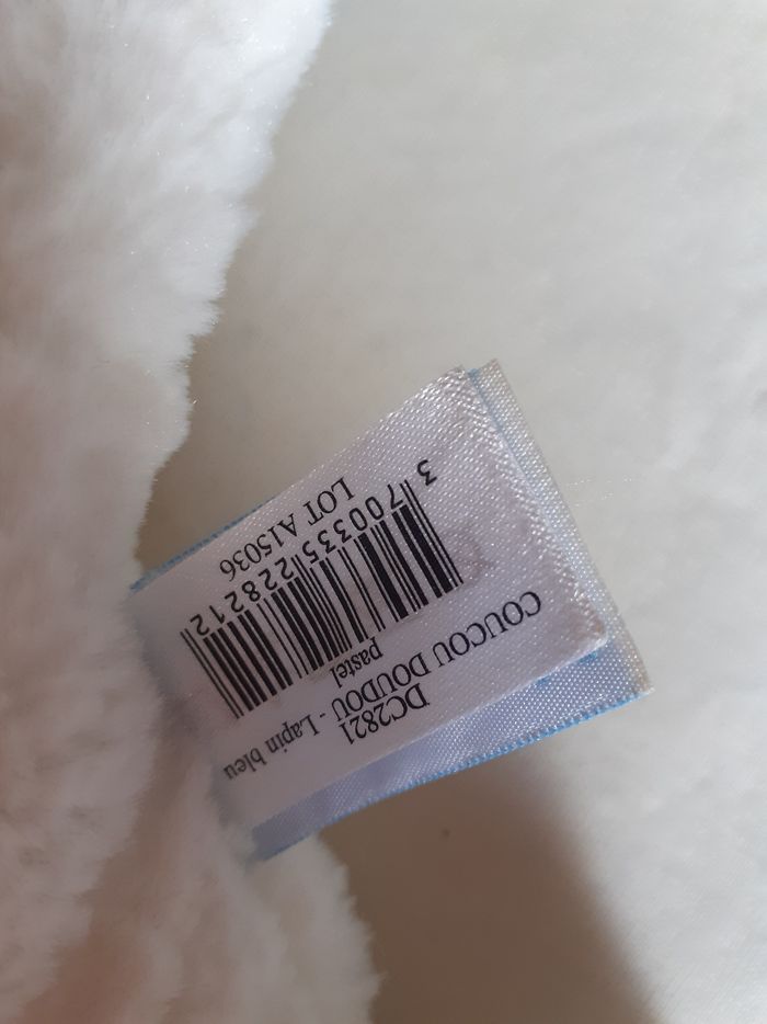Lapin bonbon bleu- Doudou et Compagnie - photo numéro 6