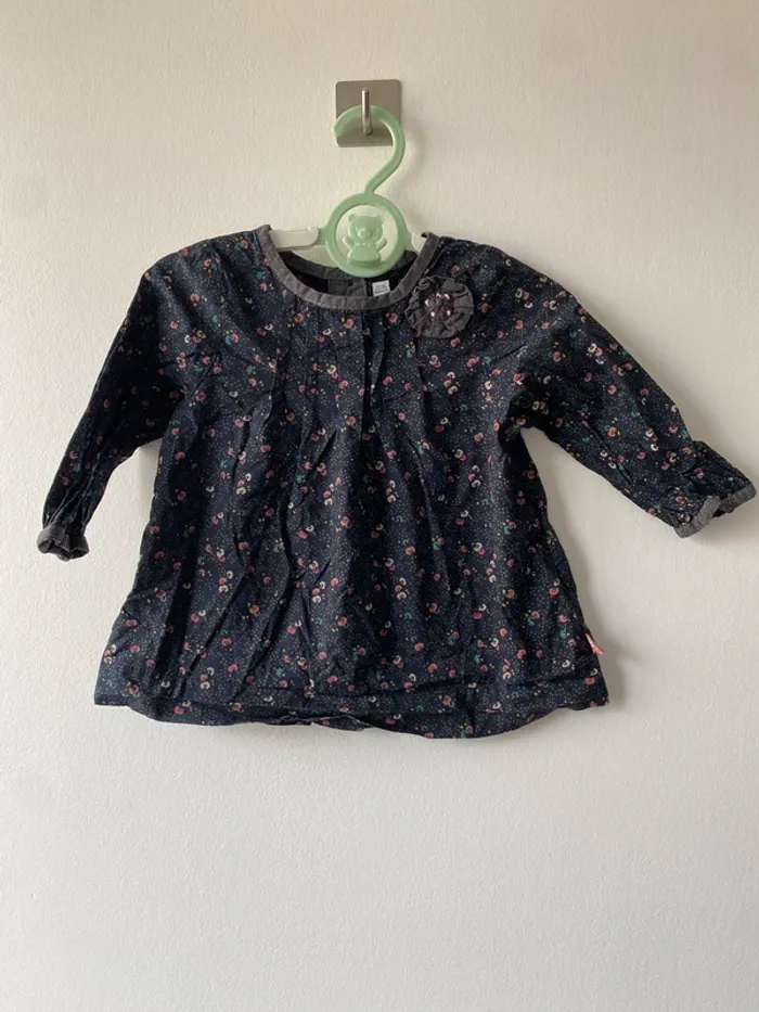 Blouse fleurie Sergent Major 12 mois