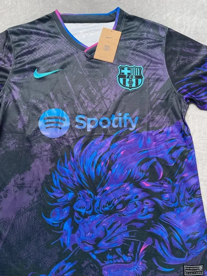 Maillot concept foot Barça noir taille S - photo numéro 4