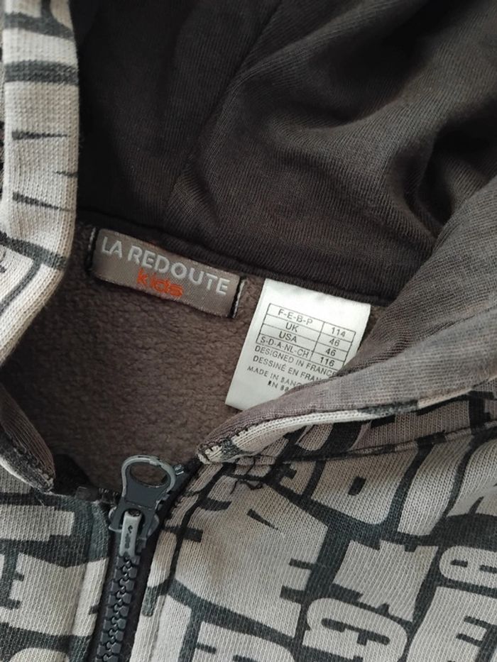 Pull gilet sweat, la redoute, 6 ans - photo numéro 2