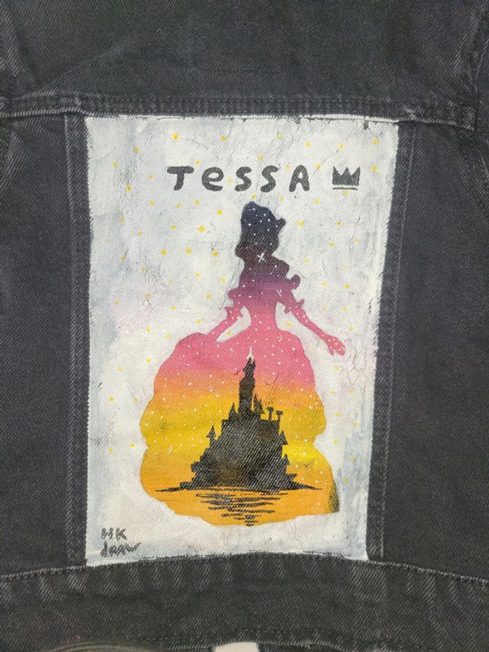 Veste jeans noir Tessa princesse - photo numéro 2