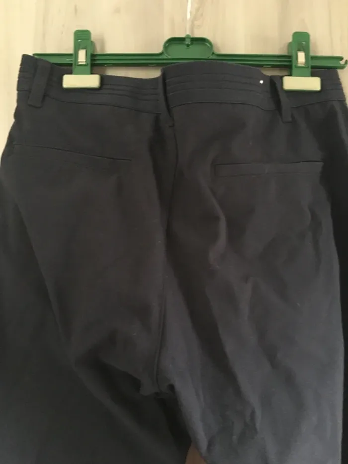 Pantalon homme bleu marine zara taille M - photo numéro 6