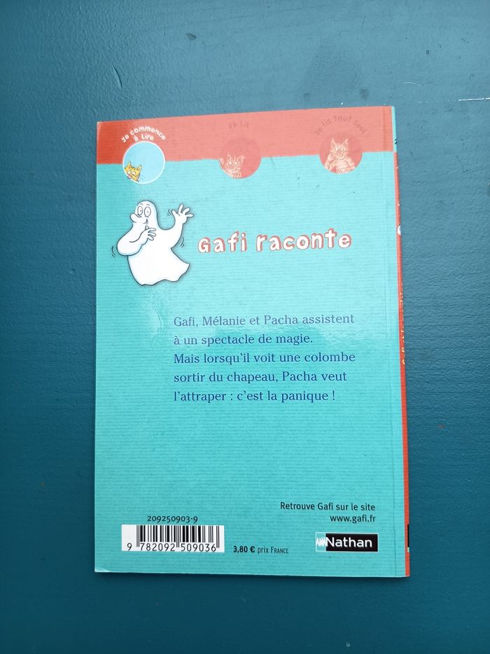 Livre roman enfant 1ères lectures, Gafi et le magicien, Éditions Nathan poche - photo numéro 2