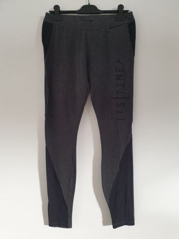 Legging gris et noir domyos 38