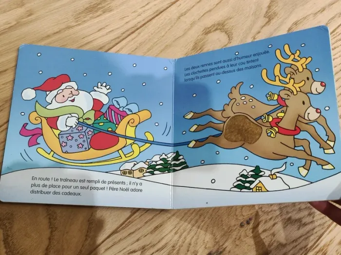 Livre enfant "la visite du Père Noël" - photo numéro 3